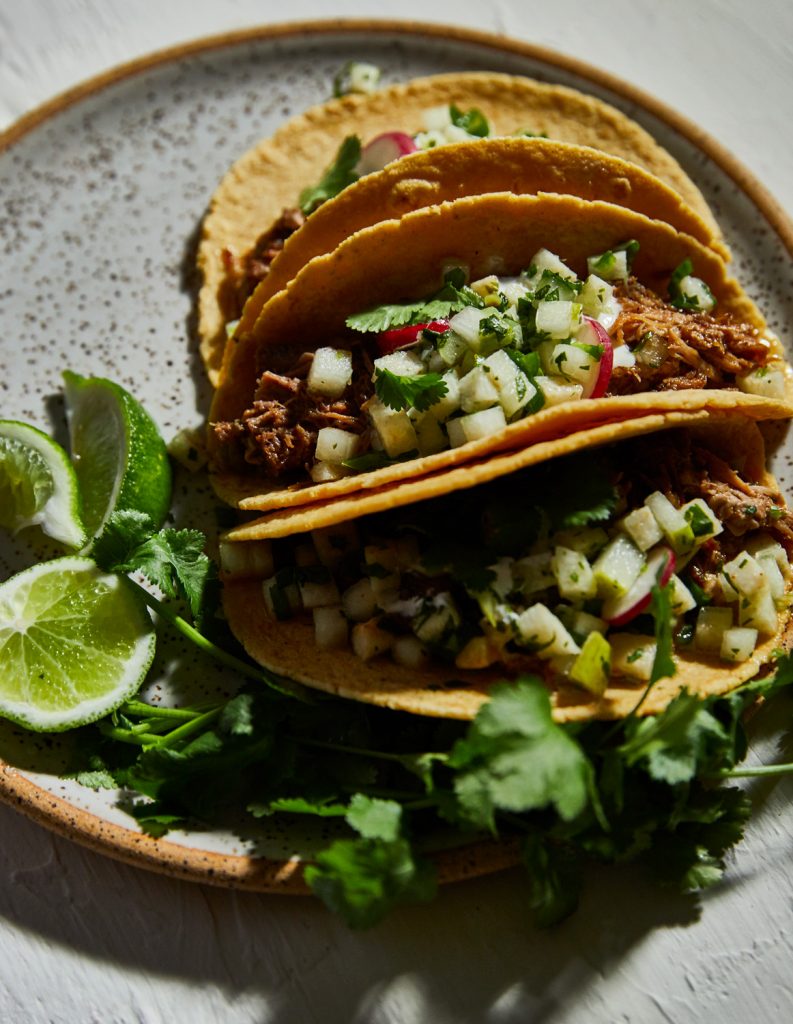 Pork and Pear Tacos